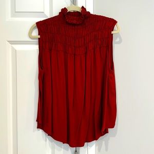 Frame burgundy top